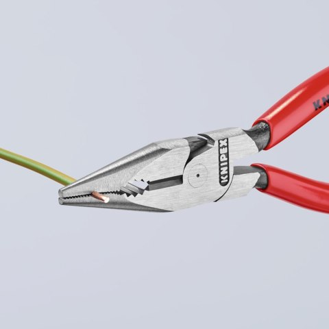 SZCZYPCE UNIWERSALNE Z OSTRO ZAKOŃCZONYMI SZCZĘKAMI PCV 145M KNIPEX SZCZYPCE UNIWERSALNE Z OSTRO ZAKOŃCZONYMI SZCZĘKAMI PCV 145M KNIPEX
