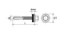 WKRĘT SAMOWIERTNY IMPAX Z EPDM #12MM OCYNKOWANY 5.5*35MM UN WKRĘT SAMOWIERTNY IMPAX Z EPDM #12MM OCYNKOWANY 5.5*35MM UN