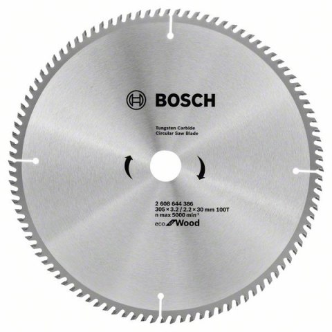 TARCZA PILARSKA ECO FOR WOOD 305*3,2/30 100T BOSCH TARCZA PILARSKA ECO FOR WOOD 305*3,2/30 100T BOSCH