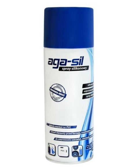 ŚRODEK POŚLIZGOWY W AREOZOLU AGA-SIL 400 ML AGAM ŚRODEK POŚLIZGOWY W AREOZOLU AGA-SIL 400 ML AGAM