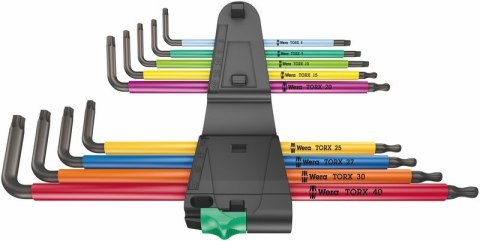 ZESTAW KLUCZY TRZPIENIOWYCH TORX 967/9 TX XL MULTIC TX8-TX40 WERA ZESTAW KLUCZY TRZPIENIOWYCH TORX 967/9 TX XL MULTIC TX8-TX40 WERA