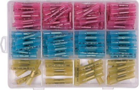ZESTAW RUREK TERMOKURCZLIWYCH ZACISKOWYCH 0.5-6MM2., 200SZT YATO ZESTAW RUREK TERMOKURCZLIWYCH ZACISKOWYCH 0.5-6MM2., 200SZT YATO