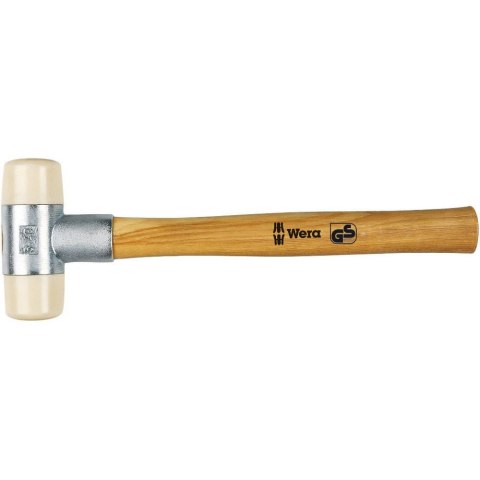 MŁOTEK Z TWORZYWA DO POBIJANIA TWARDY 100G., 22MM WERA MŁOTEK Z TWORZYWA DO POBIJANIA TWARDY 100G., 22MM WERA