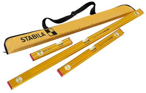 ZESTAW POZIOMIC 80AS 30CM+80AS-2 60+80AS-2 120CM W POKROWCU STABILA ZESTAW POZIOMIC 80AS 30CM+80AS-2 60+80AS-2 120CM W POKROWCU STABILA