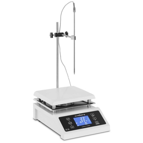 Mieszadło magnetyczne laboratoryjne + stojak z uchwytem timer 350deg;C 2000 obr./min Mieszadło magnetyczne laboratoryjne + stojak z uchwytem timer 350deg;C 2000 obr./min