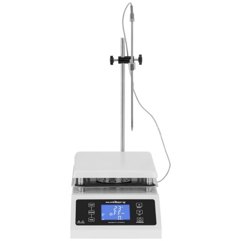 Mieszadło magnetyczne laboratoryjne + stojak z uchwytem timer 350deg;C 2000 obr./min Mieszadło magnetyczne laboratoryjne + stojak z uchwytem timer 350deg;C 2000 obr./min