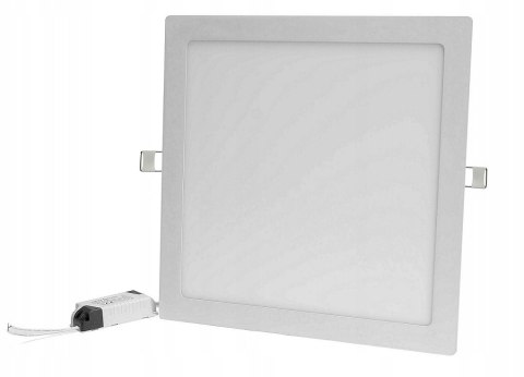 PANEL LED PODTYNKOWY PLAFON SUFITOWY KWADRAT 24W B.CIEPŁA PANEL LED PODTYNKOWY PLAFON SUFITOWY KWADRAT 24W B.CIEPŁA