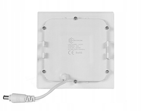 PANEL LED PODTYNKOWY PLAFON SUFITOWY KWADRAT 6W B.ZIMNA PANEL LED PODTYNKOWY PLAFON SUFITOWY KWADRAT 6W B.ZIMNA