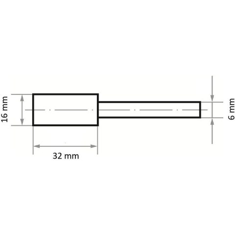 ŚCIERNICA TRZPIENIOWA EKR 46 N V4 16*32*6 LUKAS ŚCIERNICA TRZPIENIOWA EKR 46 N V4 16*32*6 LUKAS