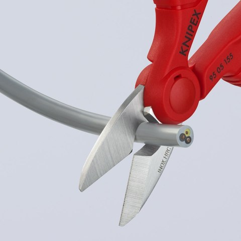 NOŻYCZKI UNIWERSALNE DLA ELEKTRYKÓW 155MM KNIPEX