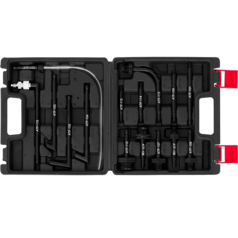 Pompa do wymiany oleju w skrzyni automatycznej 8 adapterów 6 l - zestaw Pompa do wymiany oleju w skrzyni automatycznej 8 adapterów 6 l - zestaw