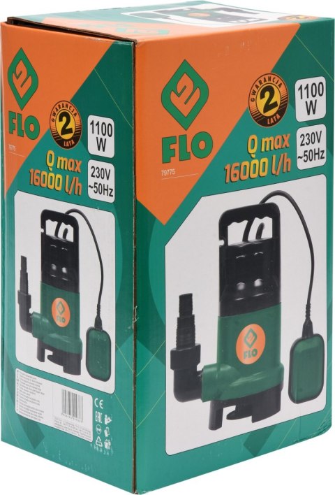 POMPA ZATAPIALNA DO BRUDNEJ WODY 1100W VOREL POMPA ZATAPIALNA DO BRUDNEJ WODY 1100W VOREL