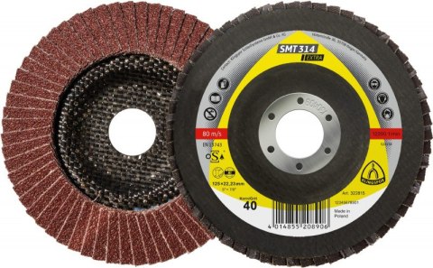 LAMELKA SMT314 GRANULACJA 120 125MM 322819 KLINGSPOR LAMELKA SMT314 GRANULACJA 120 125MM 322819 KLINGSPOR