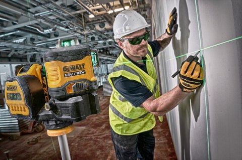 LASER LINIOWY 3-PŁASZCZYZNOWY 12/18V ZIE. WIĄZKA XR 1*2.0AH DEWALT