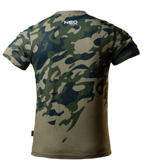T-SHIRT ROBOCZY Z NADRUKIEM CAMO, ROZM.M NEO T-SHIRT ROBOCZY Z NADRUKIEM CAMO, ROZM.M NEO
