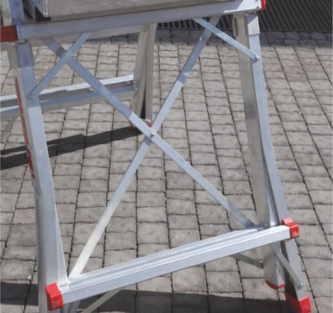 DRABINA/PODEST ROBOCZY PLS5 130/238CM 5 STOPNI FARAONE