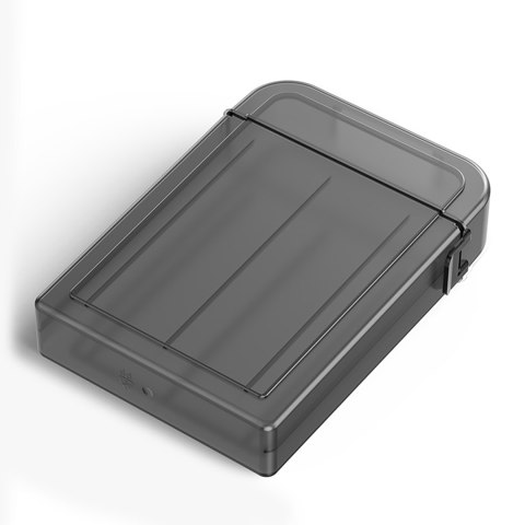 Etui ochronne PPH-35 pudełko na dysk 3.5'' - półprzezroczyste. szare Etui ochronne PPH-35 pudełko na dysk 3.5'' - półprzezroczyste. szare