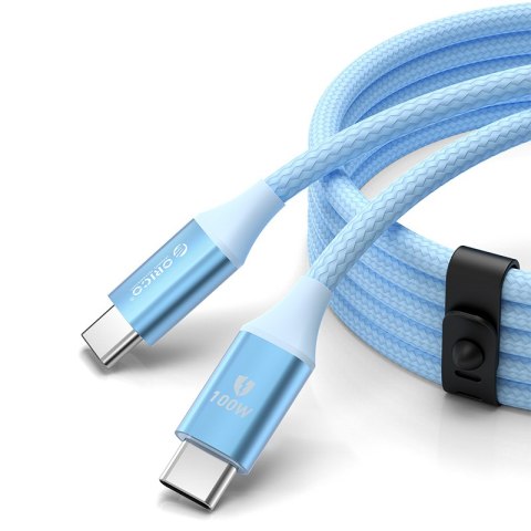 Kabel przewód CDX 100W 5A Power Delivery USB-C 1m - niebieski Kabel przewód CDX 100W 5A Power Delivery USB-C 1m - niebieski