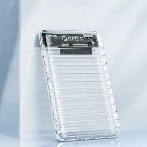 Kieszeń obudowa na dysk 2139U3-V1 2.5'' HDD / SSD USB Micro-B 5Gb/s - przezroczysta Kieszeń obudowa na dysk 2139U3-V1 2.5'' HDD / SSD USB Micro-B 5Gb/s - przezroczysta