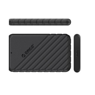 Kieszeń obudowa na dysk 25PW1-U3 2.5'' HDD / SSD USB Micro-B 5Gb/s - czarna