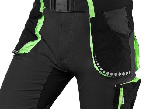 KRÓTKIE SPODENKI PREMIUM, 4 WAY STRETCH CZARNE ROZMIAR M NEO
