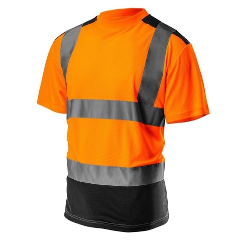 KOSZULKA T-SHIRT OSTRZEGAWCZY CIEMNY DÓŁ POMARAŃCZOWY XL NEO KOSZULKA T-SHIRT OSTRZEGAWCZY CIEMNY DÓŁ POMARAŃCZOWY XL NEO