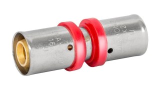 ŁĄCZNIK ZAPR. EN 1254-8, 16X25.ZŁ-PODWÓJNY PEX-AL-PEX DIAMOND