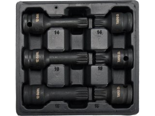 ZESTAW UDAROWYCH KLUCZY TRZPIENIOWYCH SPLINE 1/2'' YATO