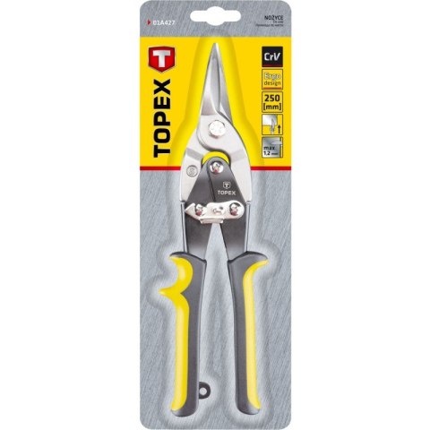 NOŻYCE DO BLACHY PROSTE 250MM TOPEX NOŻYCE DO BLACHY PROSTE 250MM TOPEX