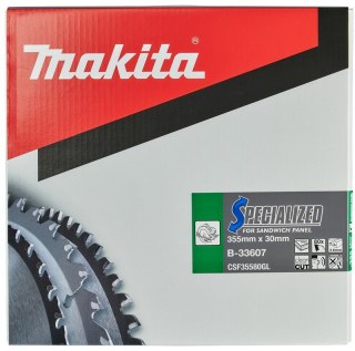 PIŁA SPIEKOWA DO PŁYT WARSTWOWYCH SPACJALIZED 355*30 80Z MAKITA