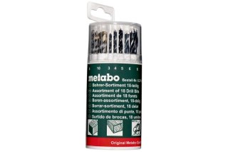 ZESTAW WIERTEŁ 18 SZT. METABO