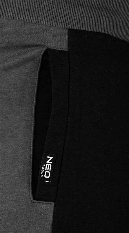 SPODNIE DRESOWE COMFORT, SZARO-CZARNE ROZMIAR M NEO