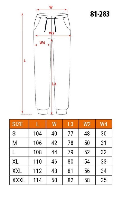 SPODNIE DRESOWE COMFORT, SZARO-CZARNE ROZMIAR M NEO