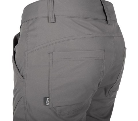 SPODNIE ROBOCZE OUTDOOR 2 WAY STRETCH, SZARE ROZMIAR M NEO SPODNIE ROBOCZE OUTDOOR 2 WAY STRETCH, SZARE ROZMIAR M NEO