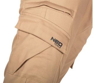 SPODNIE ROBOCZE OUTDOOR TYPU JOGGER BEŻOWE ROZMIAR XL NEO