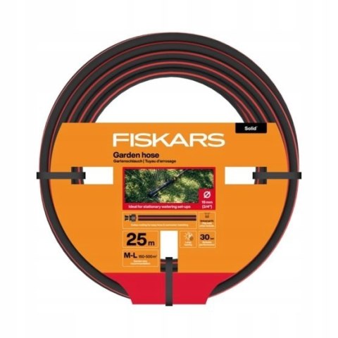 WĄŻ OGRODOWY SOLID 19MM 3/4'25M FISKARS WĄŻ OGRODOWY SOLID 19MM 3/4'25M FISKARS