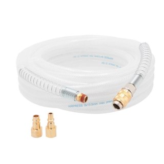 WĄŻ PNEUMATYCZNY PVC Z SZYBKOZŁĄCZAMI 8MM*10M AIRPRESS