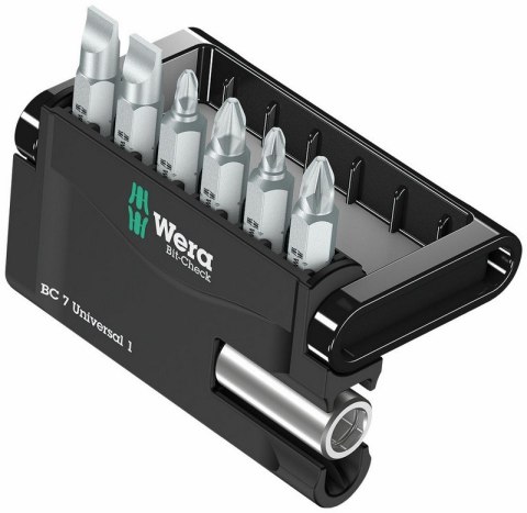 ZESTAW BITÓW BIT-CHECK 7 UNIVERSAL 1, 7CZ. WERA ZESTAW BITÓW BIT-CHECK 7 UNIVERSAL 1, 7CZ. WERA