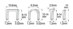 ZSZYWACZ TAPICERSKI 6-14MM YATO