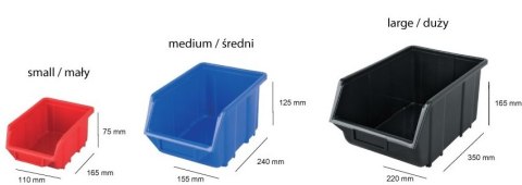 ECOBOX MAŁY NIEBIESKI 110x165x75mm ECOBOX MAŁY NIEBIESKI 110x165x75mm