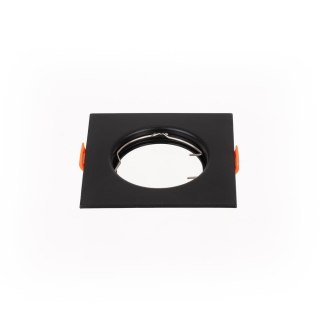 Oczko V-TAC GU10 Wpuszczane Kwadrat Czarne (Opak. 2 szt) VT-930 3 Lata Gwarancji