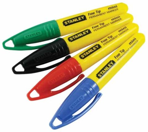 STANLEY MARKER FINE TIP MINI CZARNY STANLEY MARKER FINE TIP MINI CZARNY