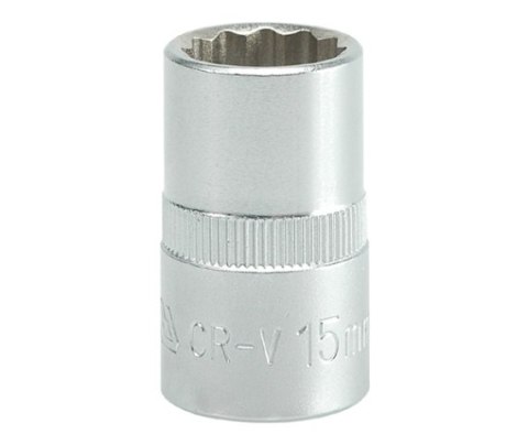 YATO NASADKA 12-KĄTNA 1/2" KRÓTKA 15mm YATO NASADKA 12-KĄTNA 1/2" KRÓTKA 15mm