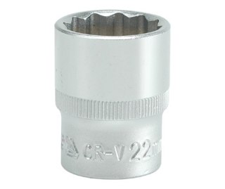 YATO NASADKA 12-KĄTNA 1/2" KRÓTKA 22mm