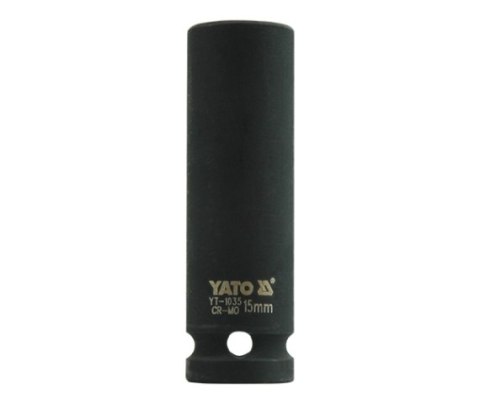 YATO NASADKA UDAROWA 6-KĄTNA 1/2" DŁUGA 15mm YATO NASADKA UDAROWA 6-KĄTNA 1/2" DŁUGA 15mm