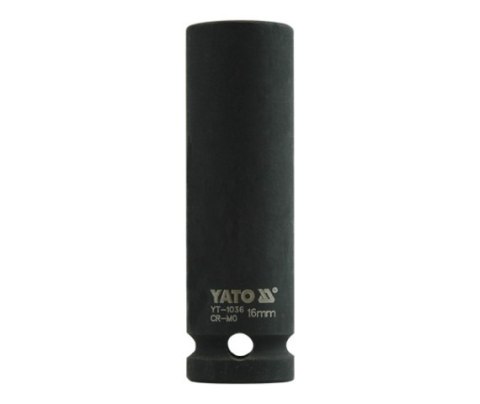 YATO NASADKA UDAROWA 6-KĄTNA 1/2" DŁUGA 16mm YATO NASADKA UDAROWA 6-KĄTNA 1/2" DŁUGA 16mm
