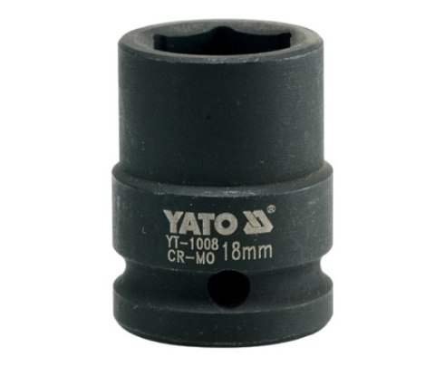 YATO NASADKA UDAROWA 6-KĄTNA 1/2" KRÓTKA 18mm YATO NASADKA UDAROWA 6-KĄTNA 1/2" KRÓTKA 18mm