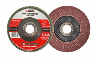 AWTOOLS ŚCIERNICA LISTKOWA 125mm P 80