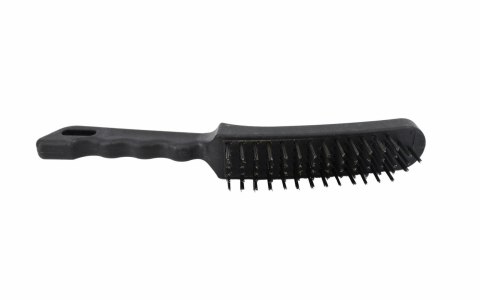 AWTOOLS SZCZOTKA DRUCIANA PLASTIK. RĄCZKA 3-RZĘD. AWTOOLS SZCZOTKA DRUCIANA PLASTIK. RĄCZKA 3-RZĘD.