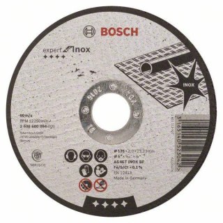 BOSCH TARCZA MET.125mm x 2,0mm x 22mm EXPERT FOR INOX